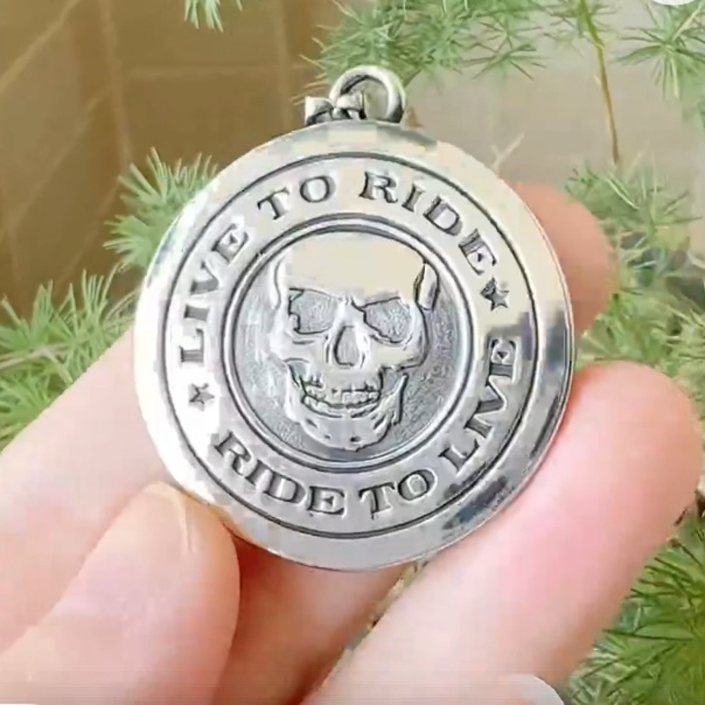 Skull Pendant Necklace - Picture 2 of 7